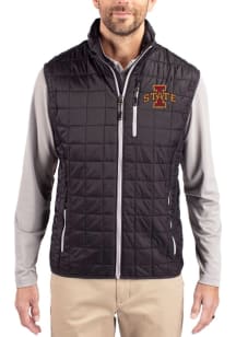 Cutter and Buck Iowa State Cyclones Big and Tall Black Rainier PrimaLoft Mens Vest