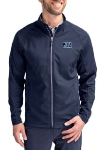 Cutter and Buck Jackson State Tigers Mens Navy Blue Adapt Eco Big and Tall Light Weight Jacket