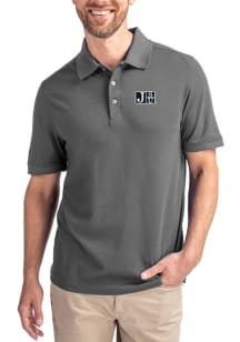 Cutter and Buck Jackson State Tigers Grey Advantage Pique Big and Tall Polo