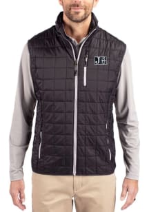 Cutter and Buck Jackson State Tigers Big and Tall Black Rainier PrimaLoft Mens Vest