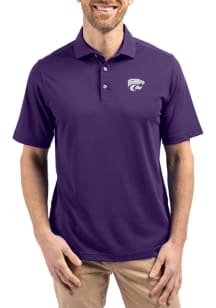 Cutter and Buck K-State Wildcats Purple Virtue Eco Pique Big and Tall Polo
