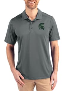 Cutter and Buck Michigan State Spartans Grey Prospect Big and Tall Polo