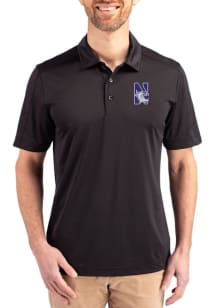 Cutter and Buck Northwestern Wildcats Black Prospect Big and Tall Polo