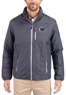Cutter and Buck Penn State Nittany Lions Mens Anthracite Rainier PrimaLoft Big and Tall Lined Jack..