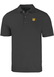 Cutter and Buck Baylor Bears Black Vault Forge Eco Stretch Big and Tall Polo