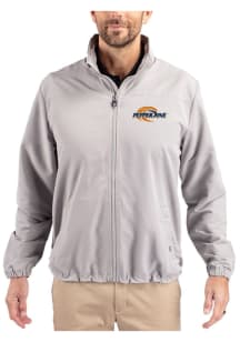 Cutter and Buck Pepperdine Waves Mens Grey Charter Eco Light Weight Jacket
