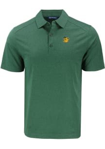 Cutter and Buck Baylor Bears Mens Green Vault Forge Recycled Short Sleeve Polo