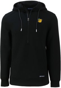 Cutter and Buck Baylor Bears Mens Black Vault Roam Long Sleeve Hoodie