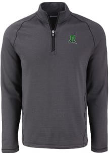 Cutter and Buck Dayton Dragons Mens Black Pehastin Long Sleeve Qtr Zip Pullover