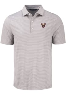 Cutter and Buck El Paso Chihuahuas Mens Grey Forge Eco Fine Line Short Sleeve Polo