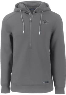 Cutter and Buck Cincinnati Bearcats Mens Grey Vault Roam Long Sleeve Hoodie