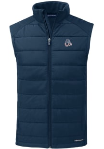 Cutter and Buck Baltimore Orioles Mens Navy Blue Stars and Stripes Evoke Sleeveless Jacket