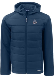 Cutter and Buck Baltimore Orioles Mens Navy Blue Stars and Stripes Evoke Hood Medium Weight Jacket