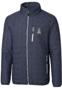 Cutter and Buck Los Angeles Angels Mens Anthracite Stars and Stripes Rainier PrimaLoft Big and Tal..