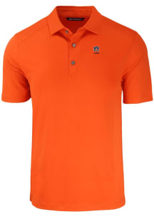 Cutter and Buck Auburn Tigers Orange Alumni Forge Eco Stretch Big and Tall Polo