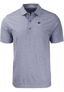 Cutter and Buck Penn State Nittany Lions Navy Blue Alumni Forge Heather Stripe Big and Tall Polo