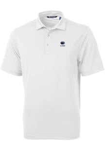 Cutter and Buck Penn State Nittany Lions Mens White Alumni Virtue Eco Pique Short Sleeve Polo