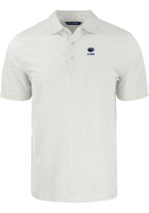 Cutter and Buck Penn State Nittany Lions Mens White Alumni Pike Symmetry Short Sleeve Polo