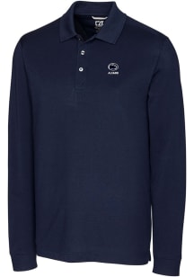 Cutter and Buck Penn State Nittany Lions Mens Navy Blue Alumni Advantage Long Sleeve Polo Shirt