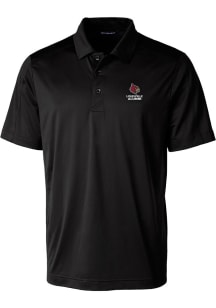 Cutter and Buck Louisville Cardinals Mens Black Alumni Prospect Short Sleeve Polo