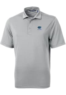 Cutter and Buck Florida Gators Grey Alumni Virtue Eco Pique Big and Tall Polo