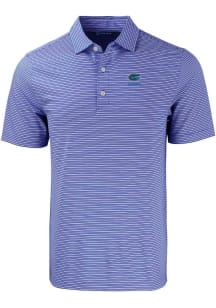 Cutter and Buck Florida Gators Blue Alumni Forge Double Stripe Big and Tall Polo