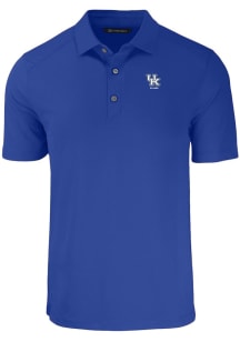 Cutter and Buck Kentucky Wildcats Blue Alumni Forge Eco Stretch Big and Tall Polo