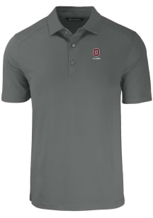 Cutter and Buck Ohio State Buckeyes Grey Alumni Forge Eco Stretch Big and Tall Polo