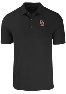 Cutter and Buck Oklahoma Sooners Black Alumni Forge Eco Stretch Big and Tall Polo