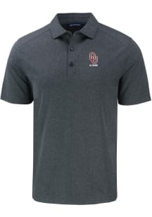 Cutter and Buck Oklahoma Sooners Black Alumni Forge Eco Stretch Big and Tall Polo