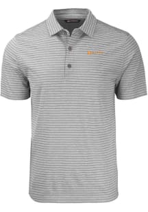 Cutter and Buck Tennessee Volunteers Mens Grey Alumni Forge Stripe Short Sleeve Polo