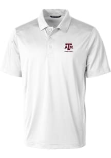 Cutter and Buck Texas A&M Aggies Mens White Alumni Prospect Short Sleeve Polo