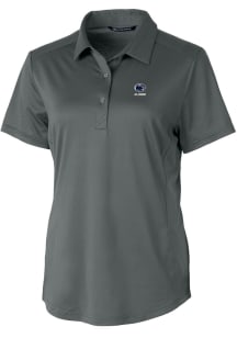 Cutter and Buck Penn State Nittany Lions Womens Grey Alumni Prospect Short Sleeve Polo Shirt