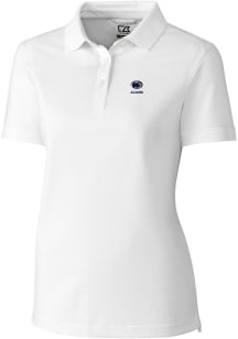 Cutter and Buck Penn State Nittany Lions Womens White Alumni Advantage Short Sleeve Polo Shirt