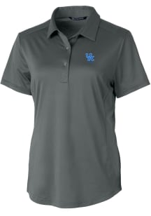 Cutter and Buck Kentucky Wildcats Womens Grey Alumni Prospect Short Sleeve Polo Shirt