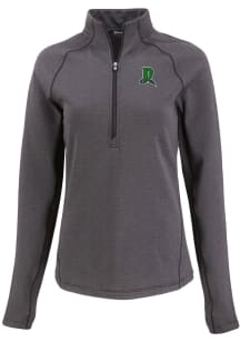 Cutter and Buck Dayton Dragons Womens Black Pehastin Qtr Zip