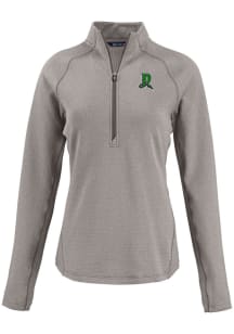 Cutter and Buck Dayton Dragons Womens Grey Pehastin Qtr Zip