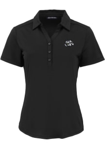 Cutter and Buck Omaha Storm Chasers Womens Black Forge Eco Polo Short Sleeve Polo Shirt