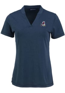 Cutter and Buck Springfield Cardinals Womens Navy Blue Forge Short Sleeve T-Shirt