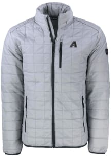 Cutter and Buck Arizona Diamondbacks Mens Grey Mono Rainier PrimaLoft Big and Tall Lined Jacket