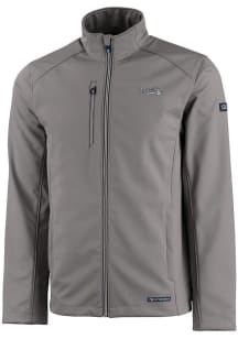 Cutter and Buck Atlanta Braves Mens Grey Mono Evoke Light Weight Jacket