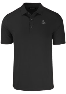 Cutter and Buck Boston Red Sox Black Mono Forge Eco Stretch Big and Tall Polo