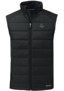 Cutter and Buck Boston Red Sox Mens Black Mono Evoke Sleeveless Jacket