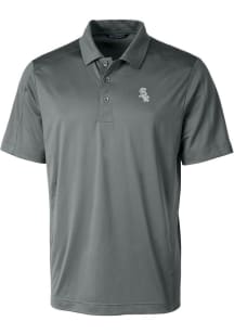 Cutter and Buck Chicago White Sox Grey Mono Prospect Big and Tall Polo