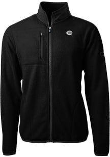Cutter and Buck Cincinnati Reds Mens Black Mono Cascade Sherpa Big and Tall Light Weight Jacket