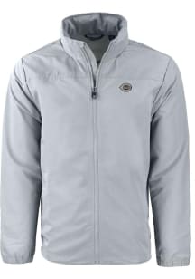 Cutter and Buck Cincinnati Reds Mens Grey Mono Charter Eco Light Weight Jacket