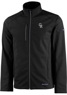 Cutter and Buck Colorado Rockies Mens Black Mono Evoke Light Weight Jacket