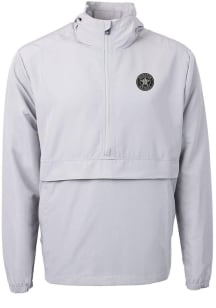 Cutter and Buck Houston Astros Mens Grey Mono Charter Eco Pullover Jackets