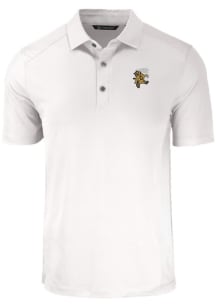 Cutter and Buck Grambling State Tigers Mens White Vault Forge Recycled Short Sleeve Polo