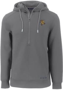 Cutter and Buck Grambling State Tigers Mens Grey Vault Roam Long Sleeve Hoodie